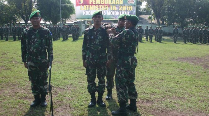 Prajurit Kodim 0815 Mojokerto